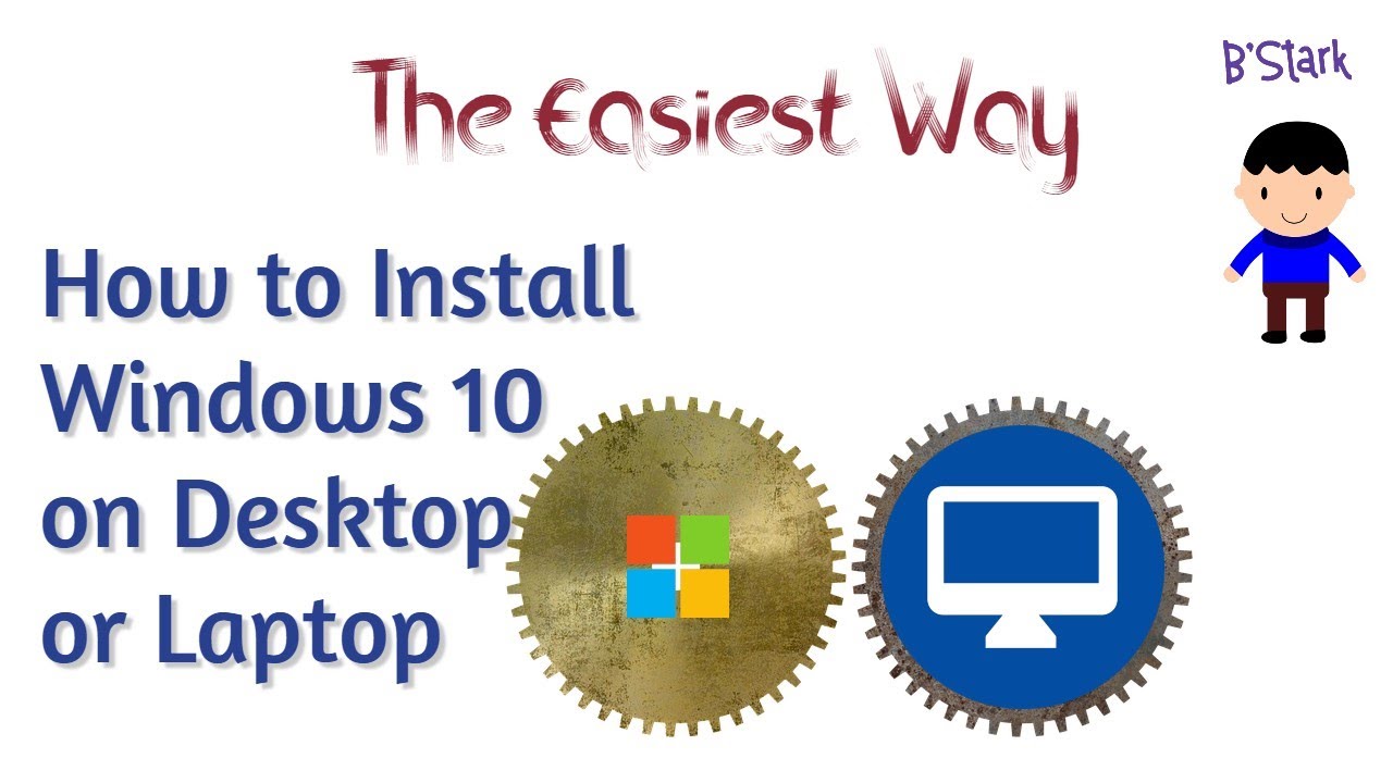 'Video thumbnail for How to install windows 10'