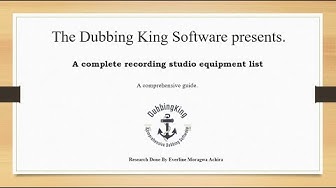 'Video thumbnail for A Complete Recording Studio Equipment List (Case Study)'