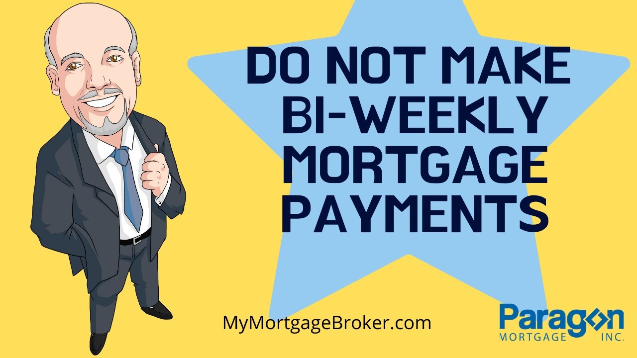 Video thumbnail for Don't Make Bi-Weekly Mortgage Payments | Biweekly Mortgage Payments vs. Monthly Payments