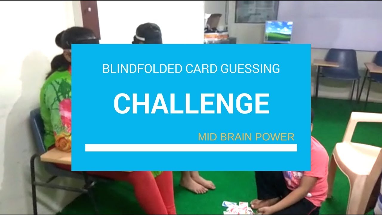 'Video thumbnail for Blindfolded Card Guessing Challenge - Mid Brain Power'