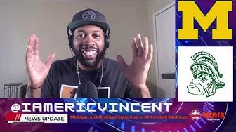 Video thumbnail for Michigan and Michigan State Rise In AP Football Rankings