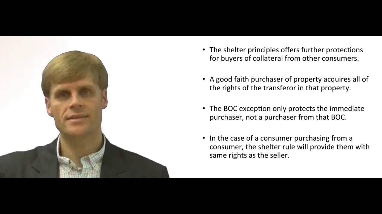'Video thumbnail for Shelter Principle and Buyers of Collateral 2-403'