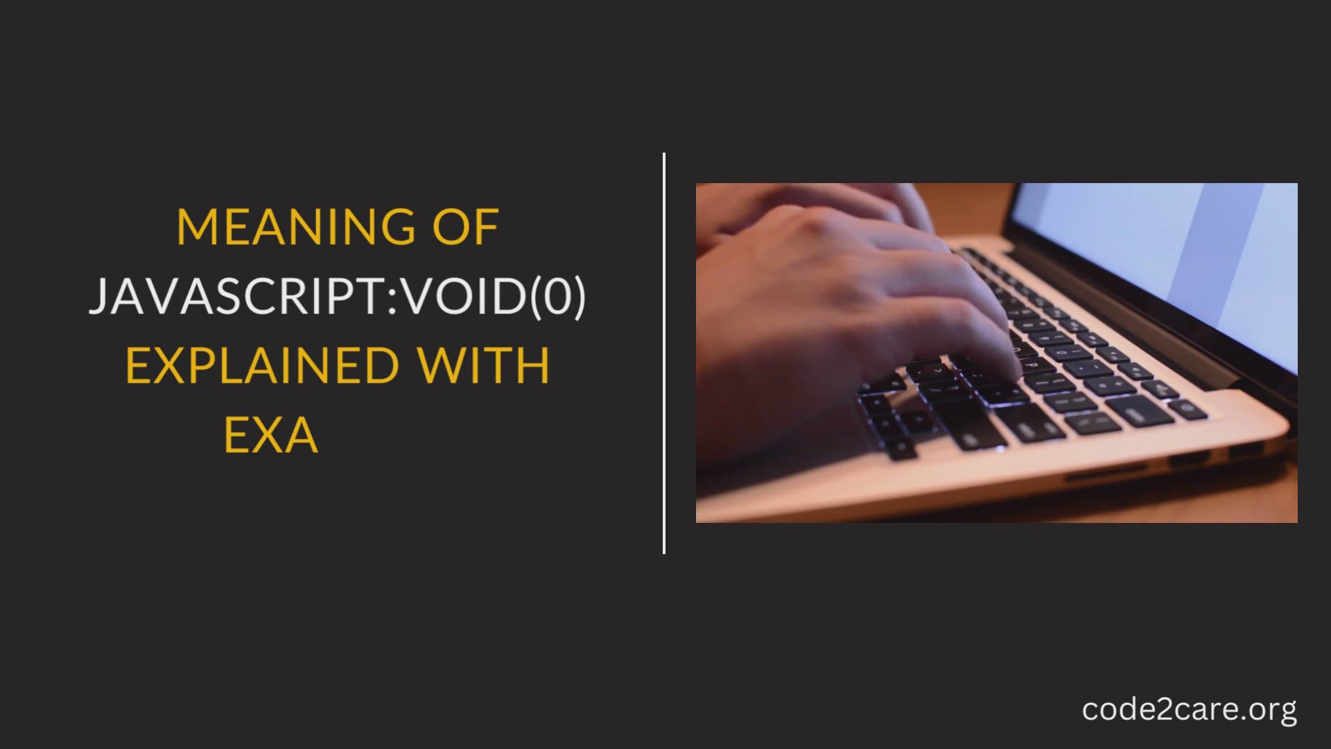 'Video thumbnail for Meaning of javascriptvoid(0) explained with example'