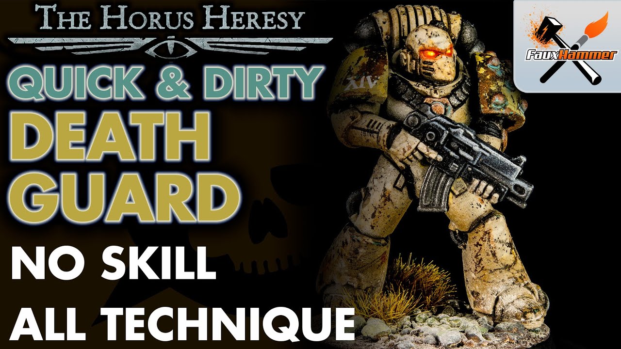 'Video thumbnail for How to Paint: Horus Heresy Death Guard Space Marines - XIV (14th) Legion'