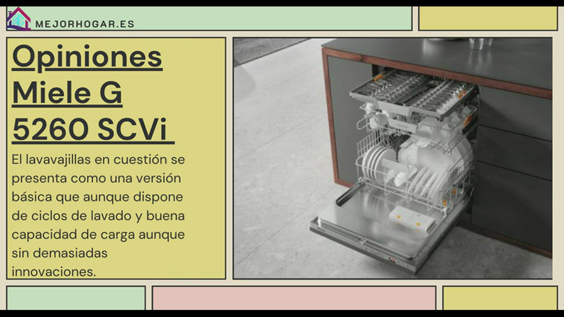 Video thumbnail for Miele G 5260 SCVi: Opinion Honesta