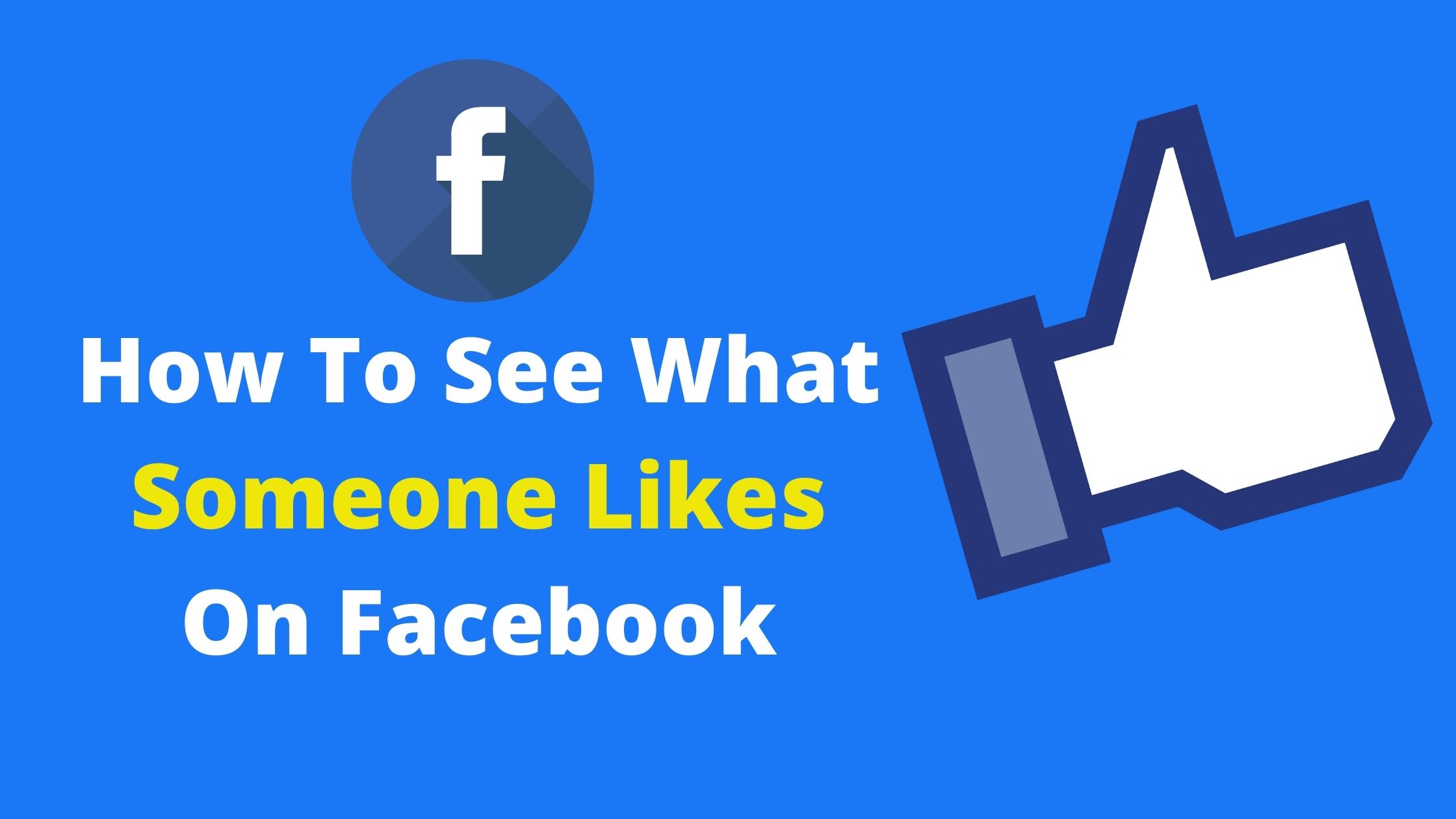 Video thumbnail for How to know what someone likes on Facebook
