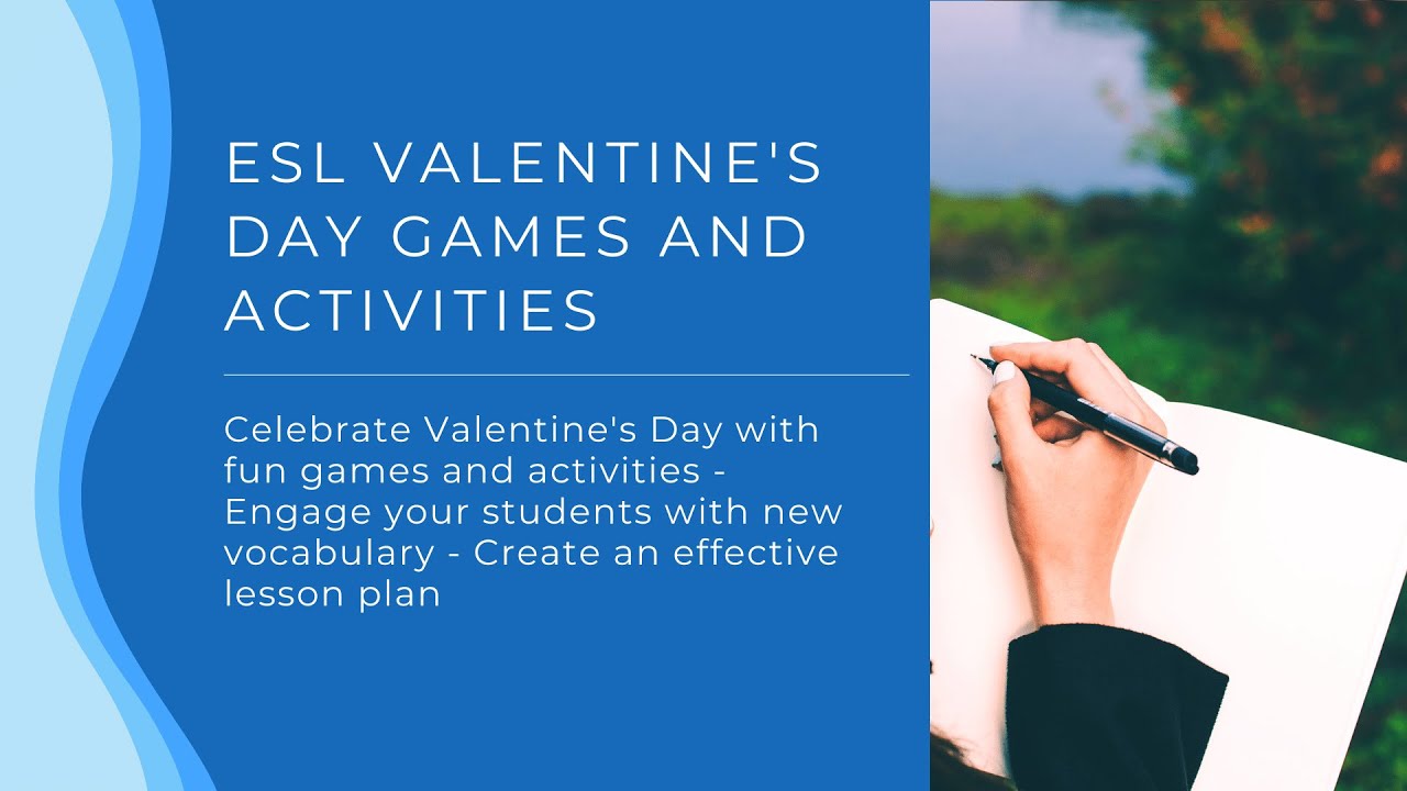 'Video thumbnail for ESL Valentine's Day Games and Activities | Fun Valentine's Ideas for the Classroom'