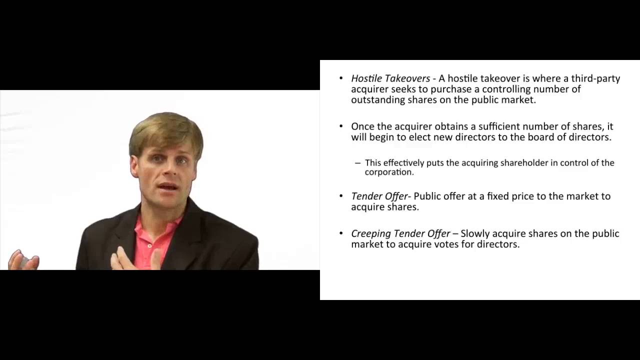 'Video thumbnail for Corporate Hostile Takeover - Explained'