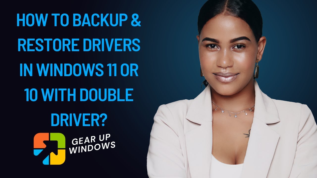 'Video thumbnail for How to Backup & Restore Drivers in Windows 11 or 10 with Double Driver?'