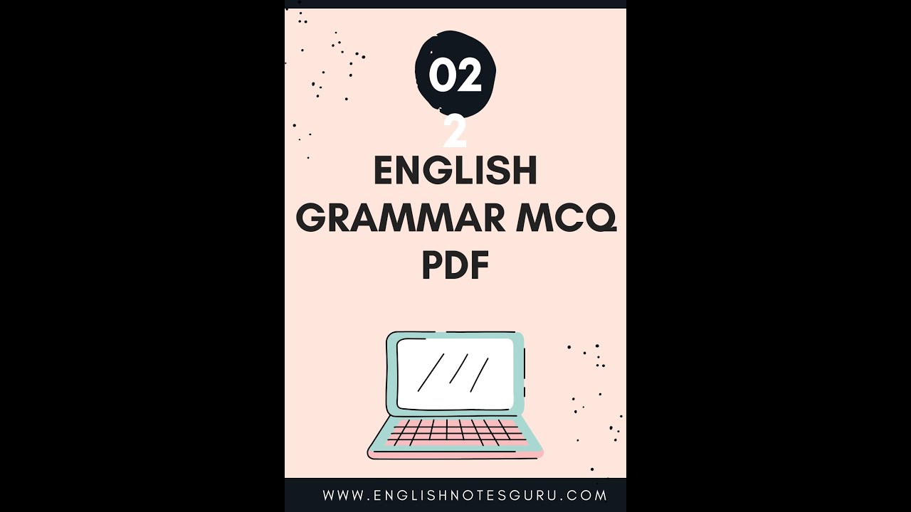 'Video thumbnail for English Grammar MCQ Book PDF'