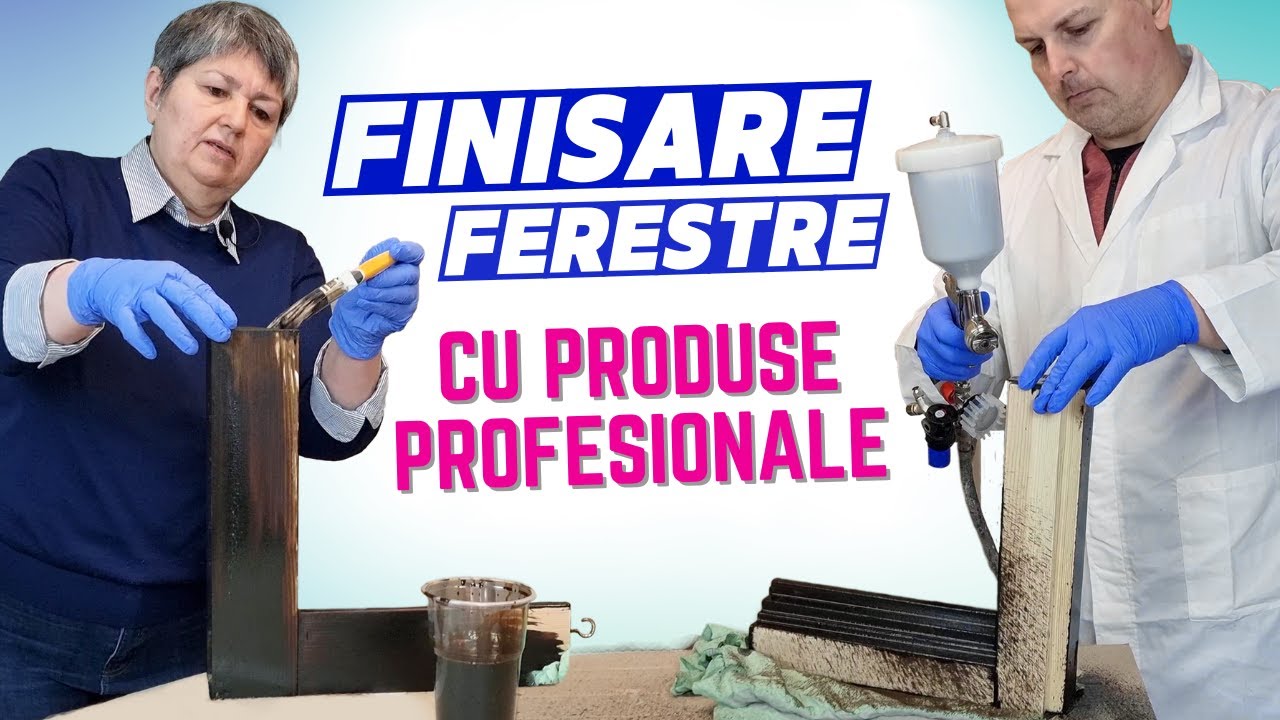 Video thumbnail for Finisare ferestre cu lacuri profesionale