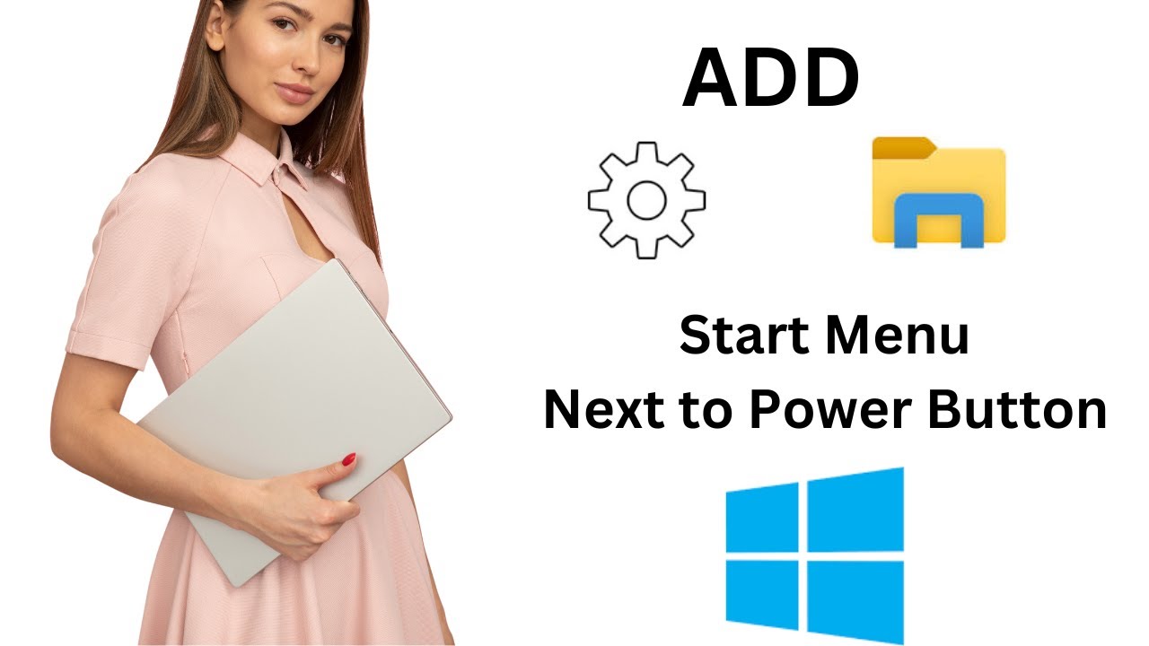 'Video thumbnail for How to Add Settings App and File Explorer icons on Start Menu Next to Power Button on Windows 11'
