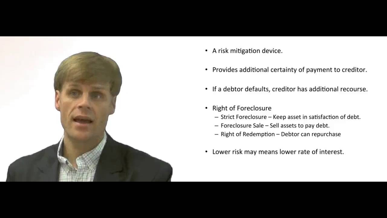 'Video thumbnail for Benefits of a Security Interest in Collateral'