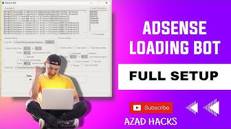 Video thumbnail for Adsense loading software | Adsense clicking bot software full setup | how to use