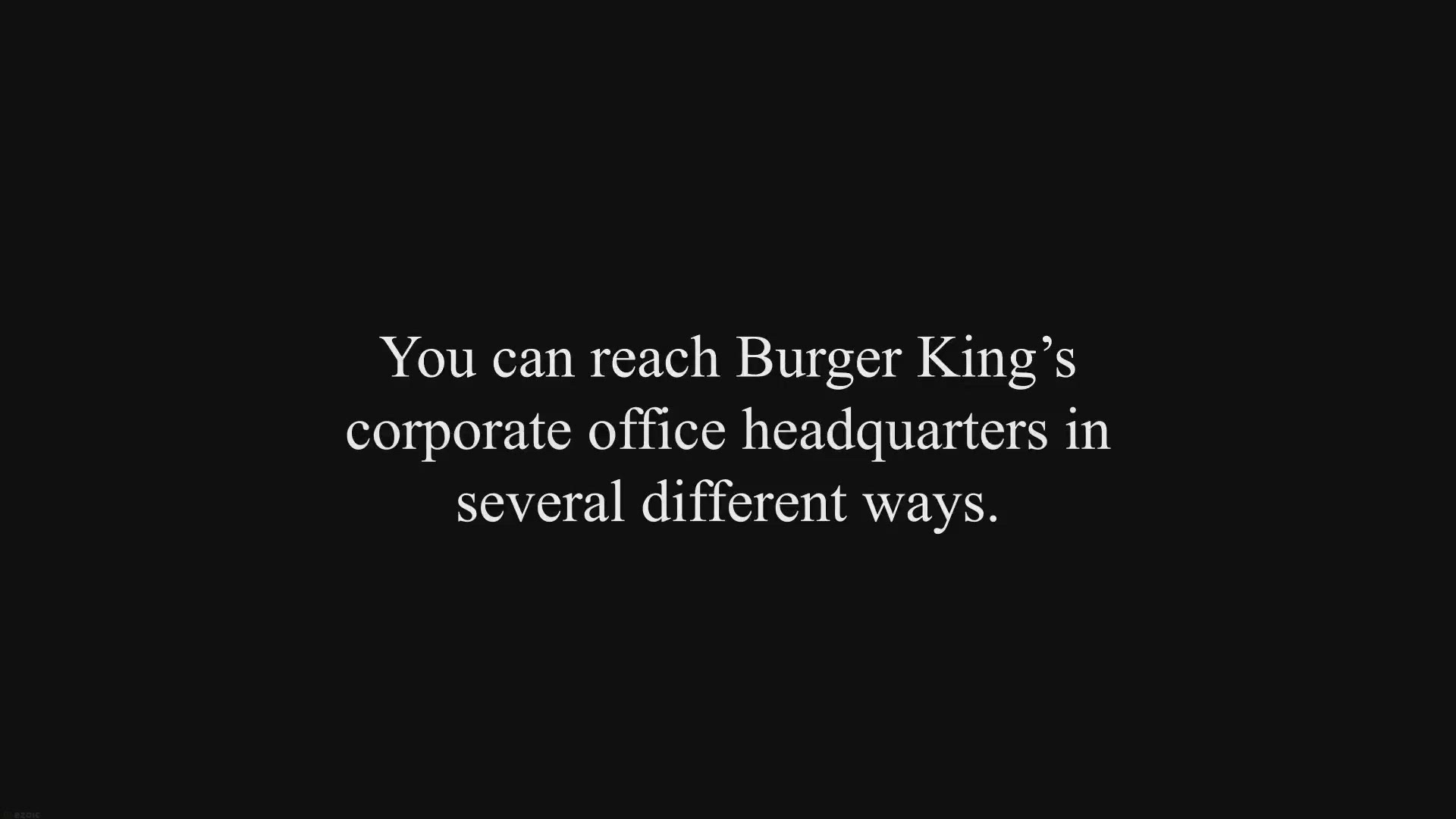 Video thumbnail for Burger King
