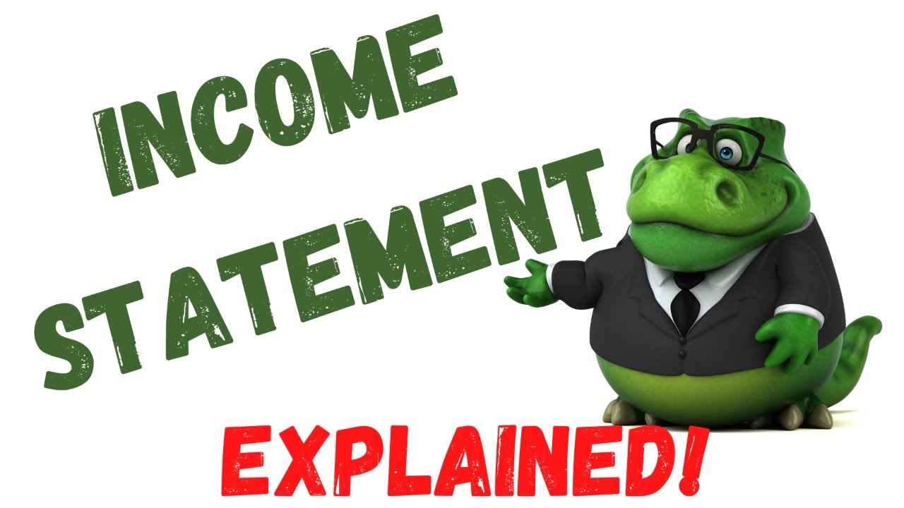 Video thumbnail for Income Statement Explained | Accounting How To | How to Pass Accounting Class