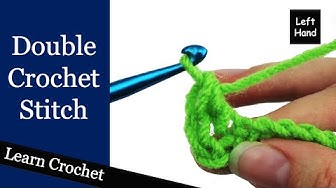 Video thumbnail for How to Double Crochet - (Left Hand) Beginner Course: Lesson #9
