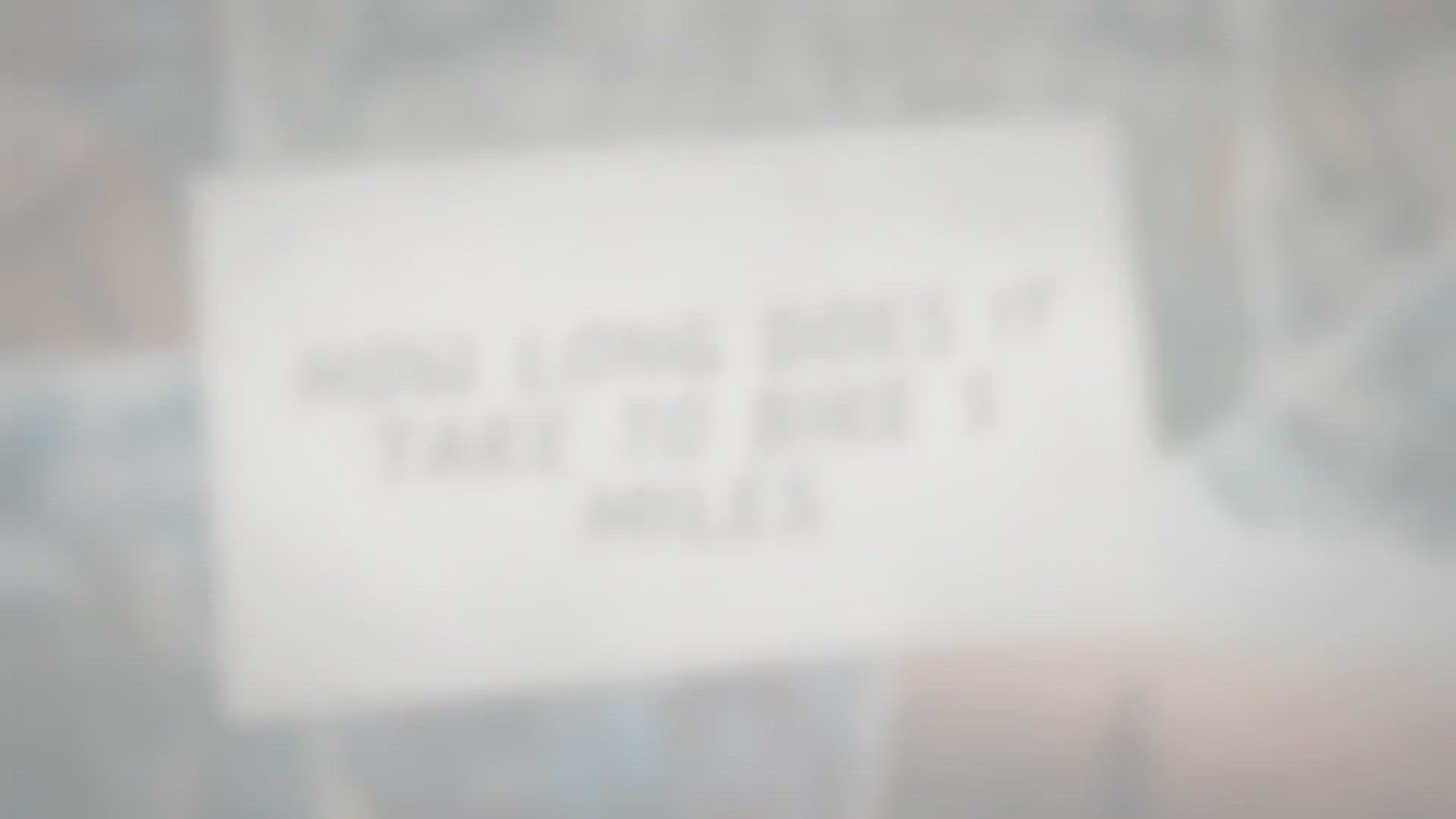 Video thumbnail for How Long Does It Take to Bike 5 Miles