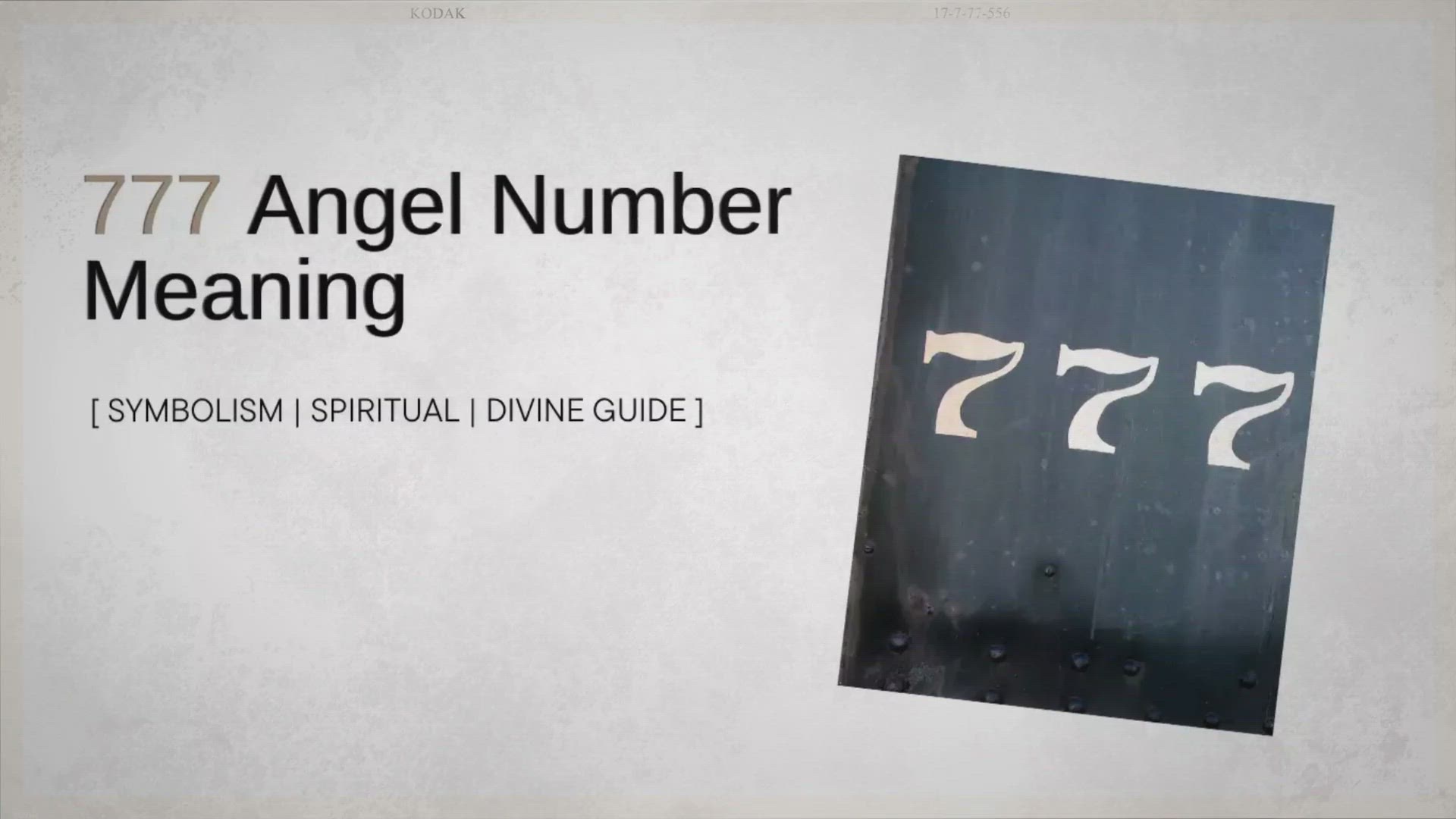 Video thumbnail for 777 Angel Number Meaning [ Symbolism | Spiritual | Divine Guide ]