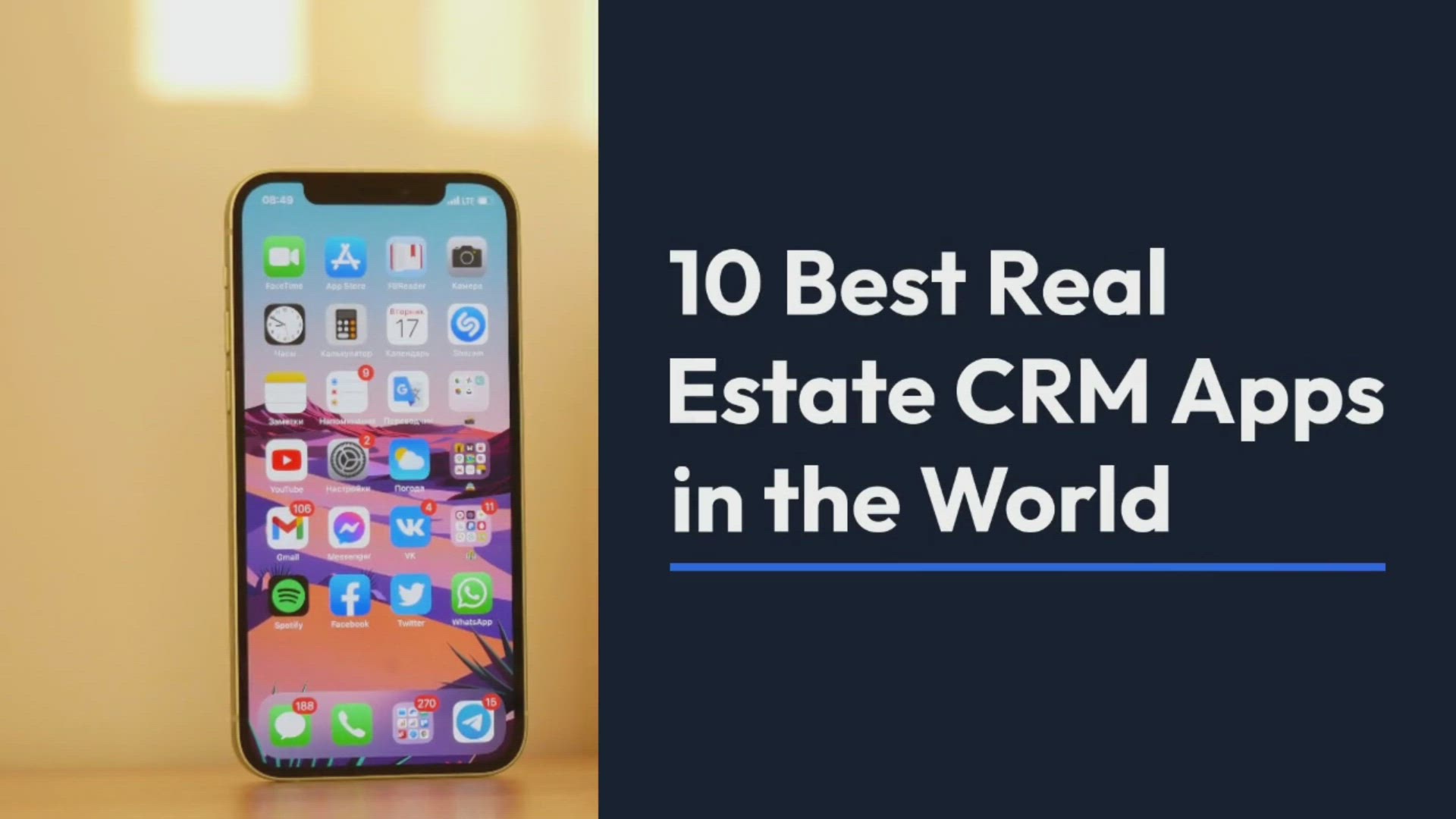'Video thumbnail for 10 Best Real Estate CRM Apps in the World '