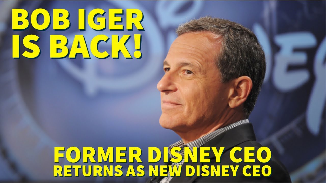 'Video thumbnail for Bob Iger Returns as Disney CEO - DISNEY Reporter'