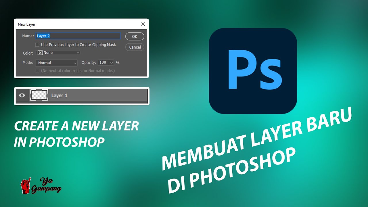 Video thumbnail for Cara Gampang Membuat Layer Baru di Adobe Photoshop