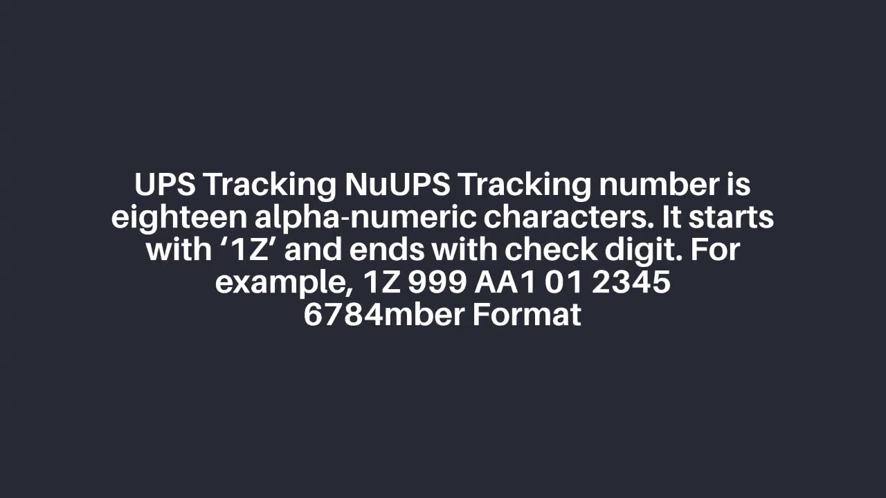 Video thumbnail for Tracking Number Formats By Carrier | USPS,UPS, DHL, Fedex DTDC Tracking Number Formats With Example