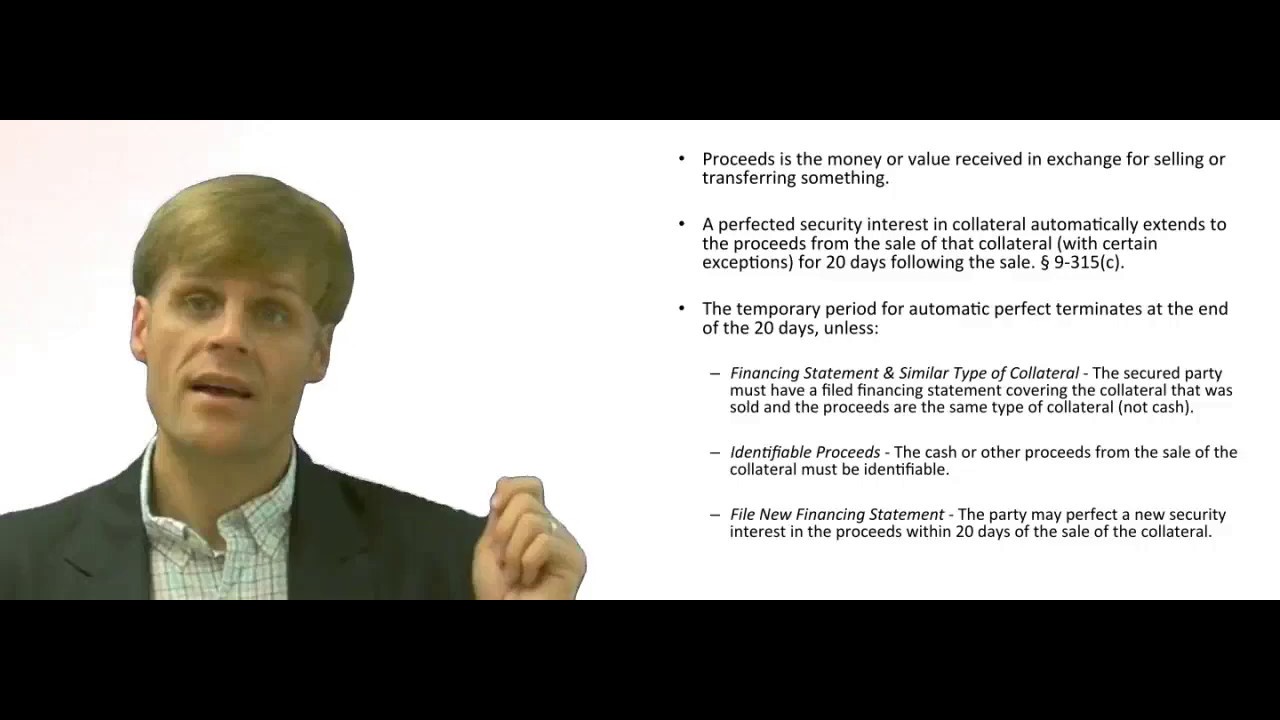 'Video thumbnail for Temporary Automatic Perfection in Proceeds of Sale of Goods'