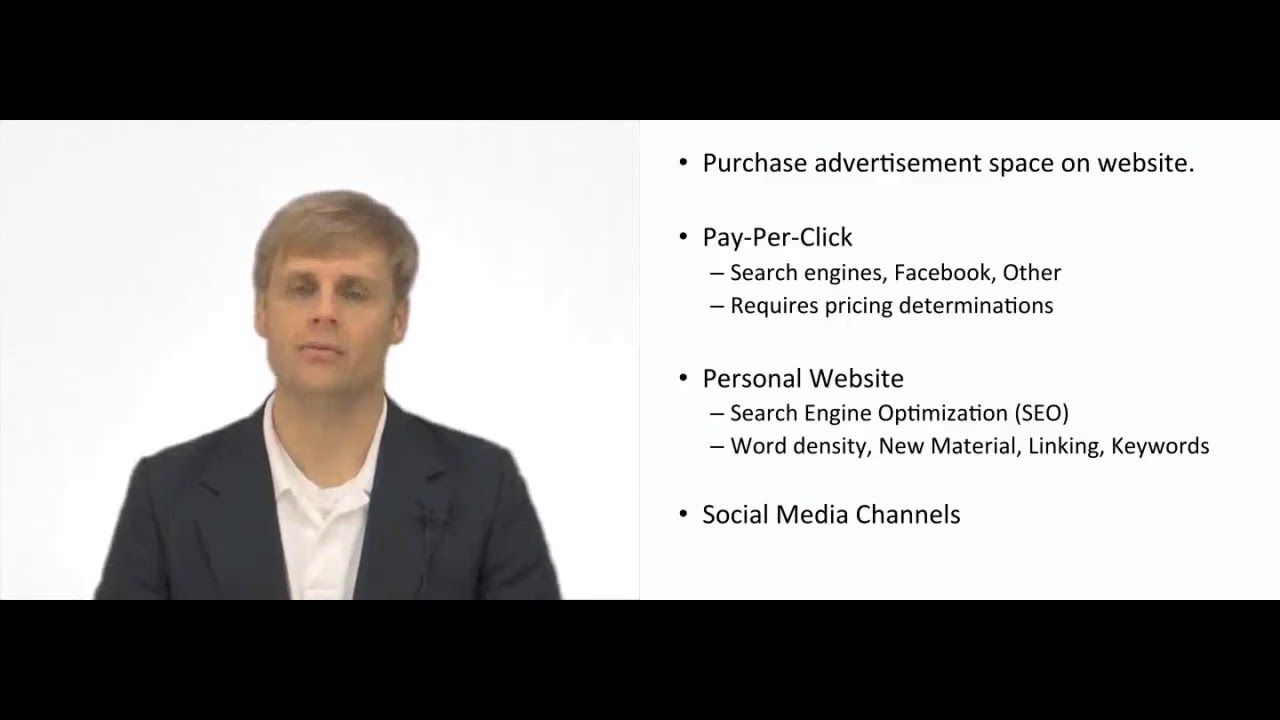 'Video thumbnail for Internet Marketing Methods'