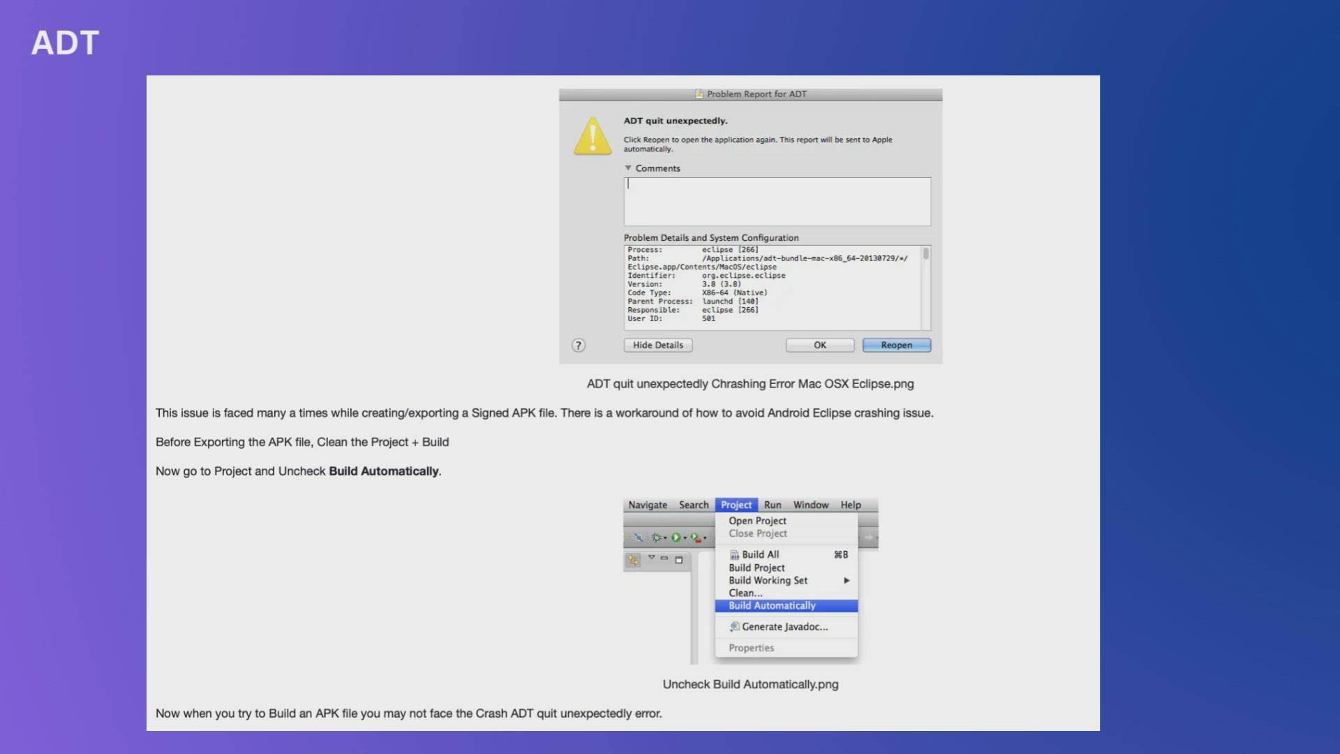 'Video thumbnail for Changing Android Intent Tittle using java code'