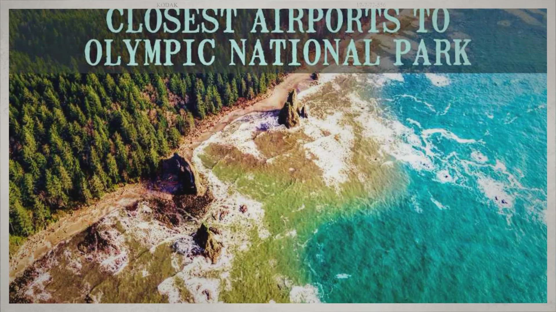 'Video thumbnail for Closest Airports To Olympic National Park'