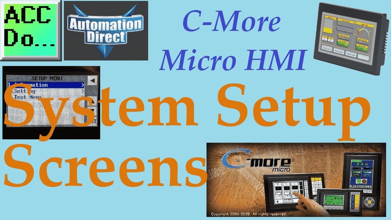 'Video thumbnail for C-More Micro HMI System Setup Screens'