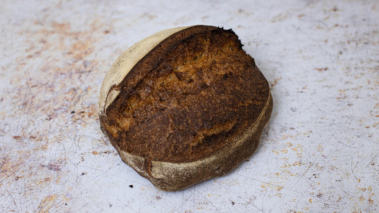 Video thumbnail for Can you bake a sourdough bread with 100% whole grain wheat flour? | Foodgeek