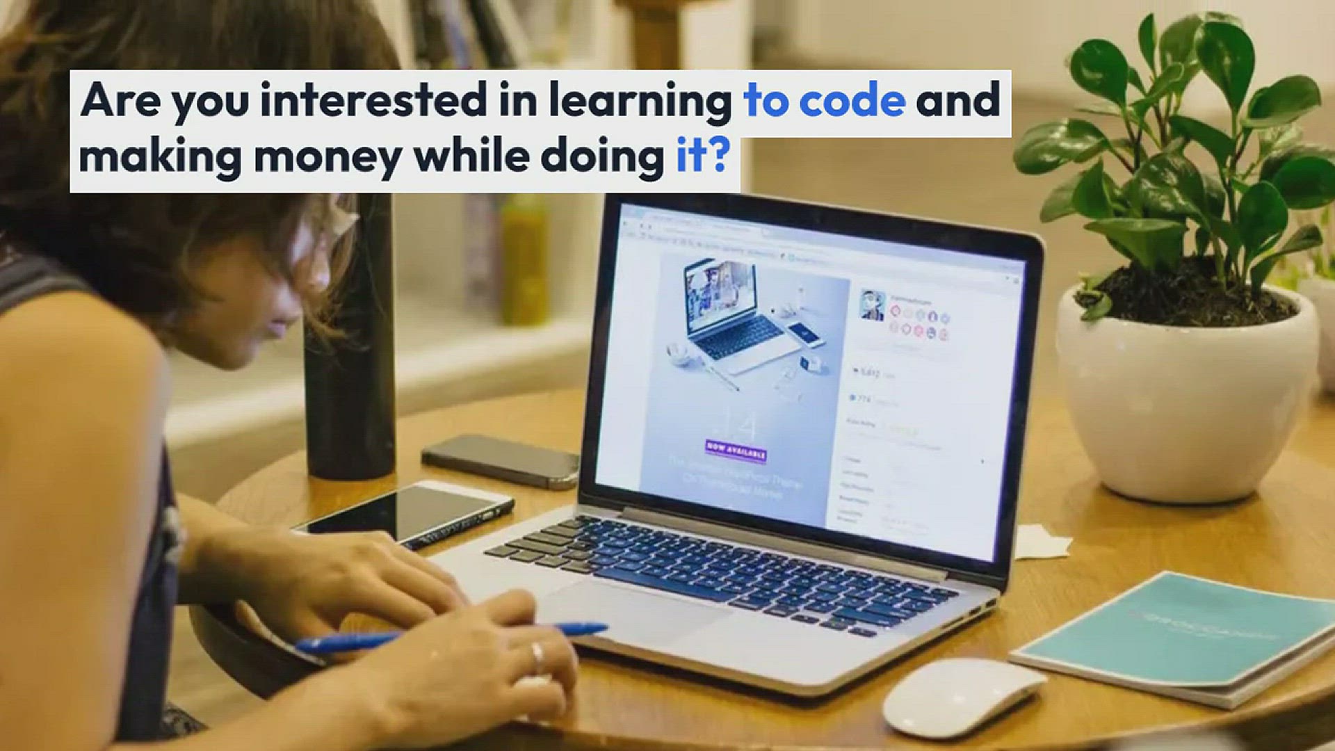 'Video thumbnail for How to Make Money While Learning to Code'