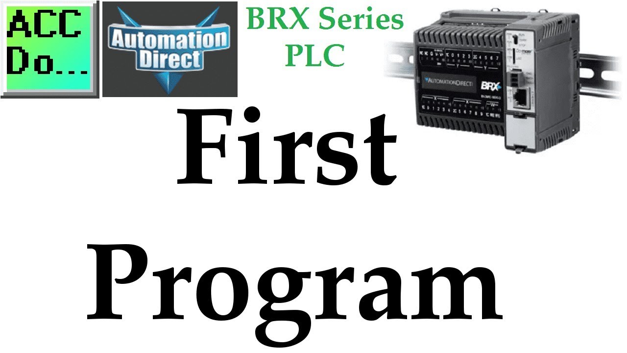 'Video thumbnail for BRX Do-More PLC First Program'