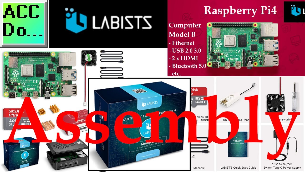 'Video thumbnail for Raspberry Pi 4 Kit Assembly'