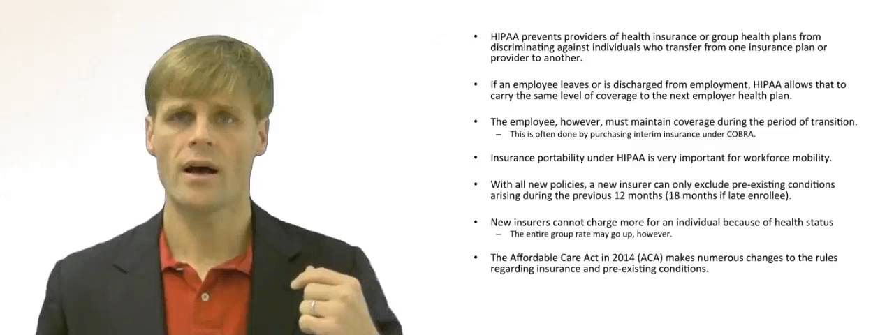 'Video thumbnail for Health Insurance Portability and Accountability Act ( HIPAA)'