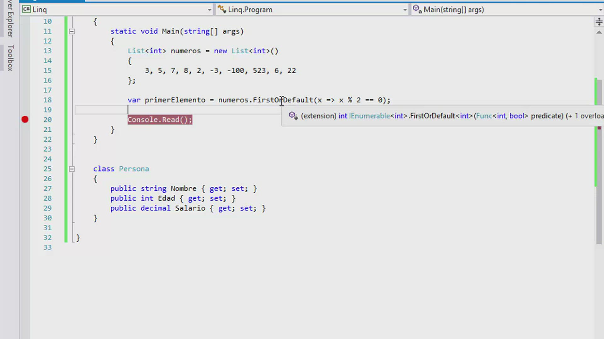 'Video thumbnail for LINQ: Select, proyecciones, ejemplos | LINQ | Programando en C'