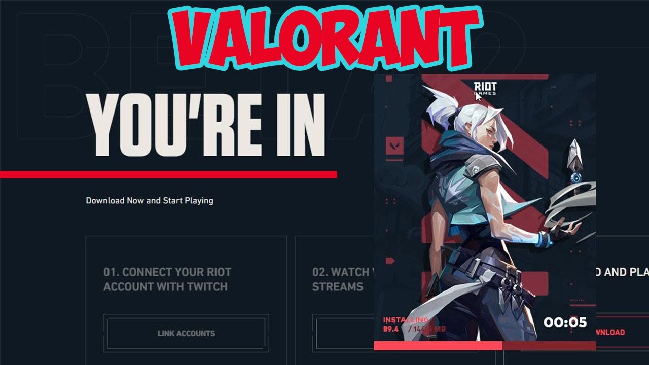 Video thumbnail for How To Get Valorant Beta FAST