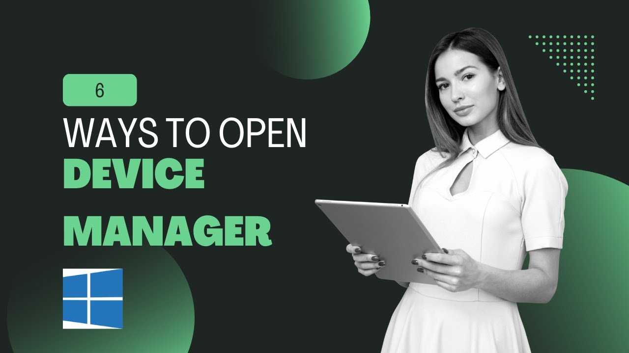 'Video thumbnail for 6 Ways to Open Device Manager Windows 10, 8 or 7'