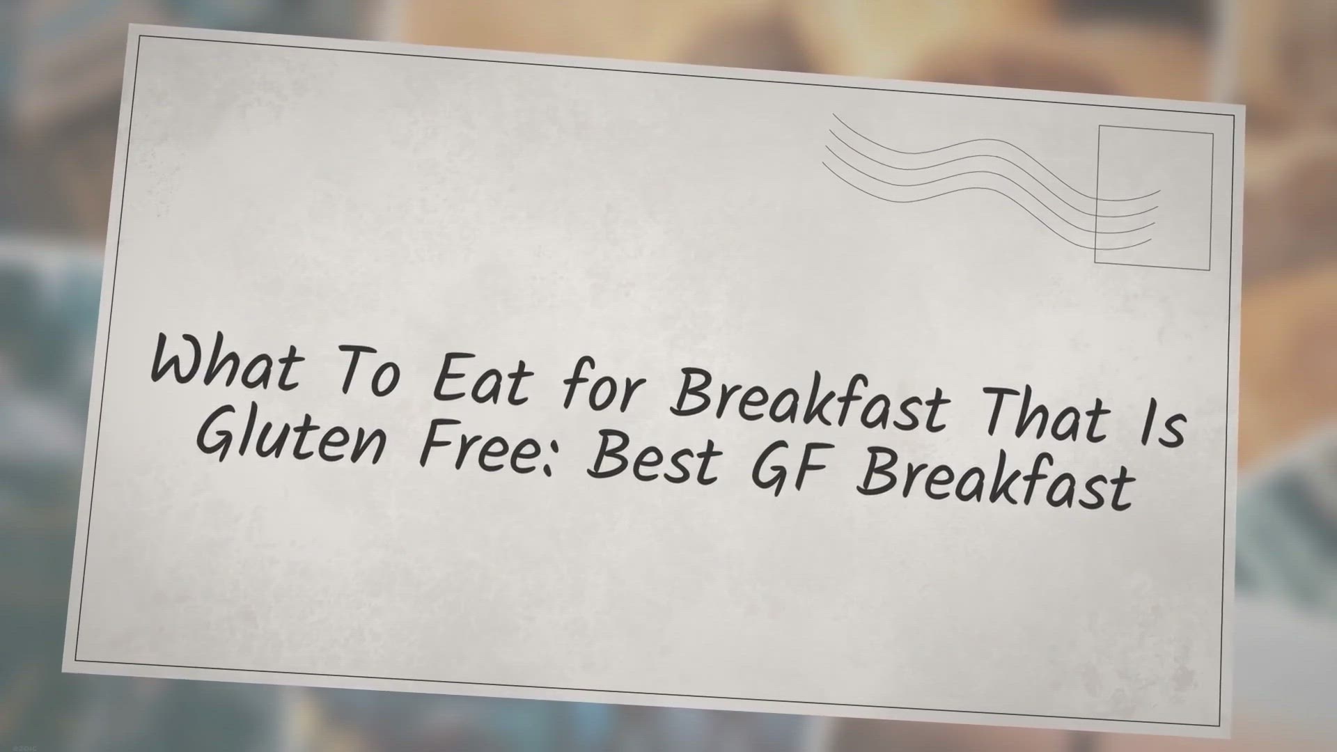 Video thumbnail for What To Eat for Breakfast That Is Gluten Free: Best GF Breakfast