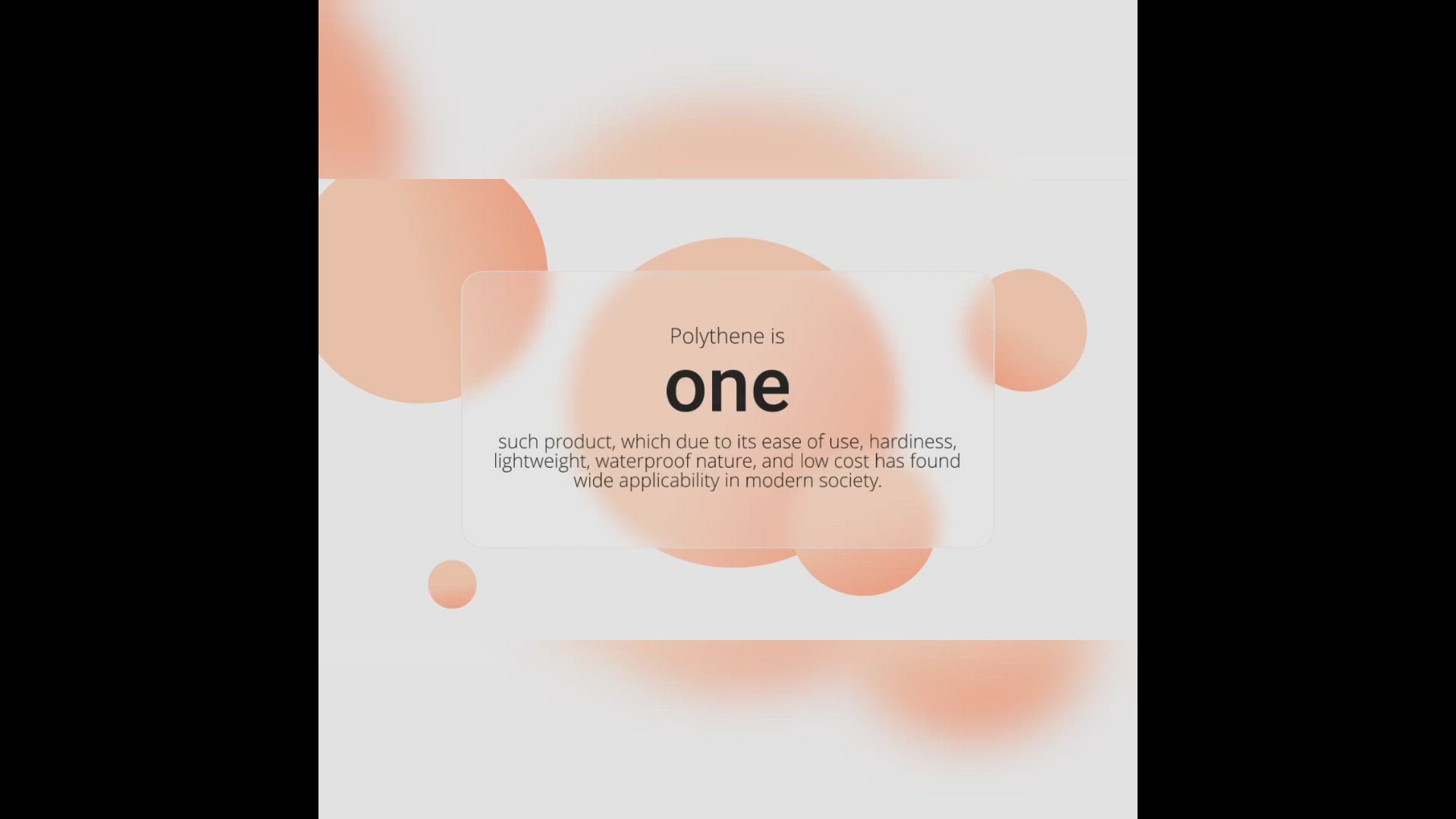 'Video thumbnail for Polythene: A Disaster summary '
