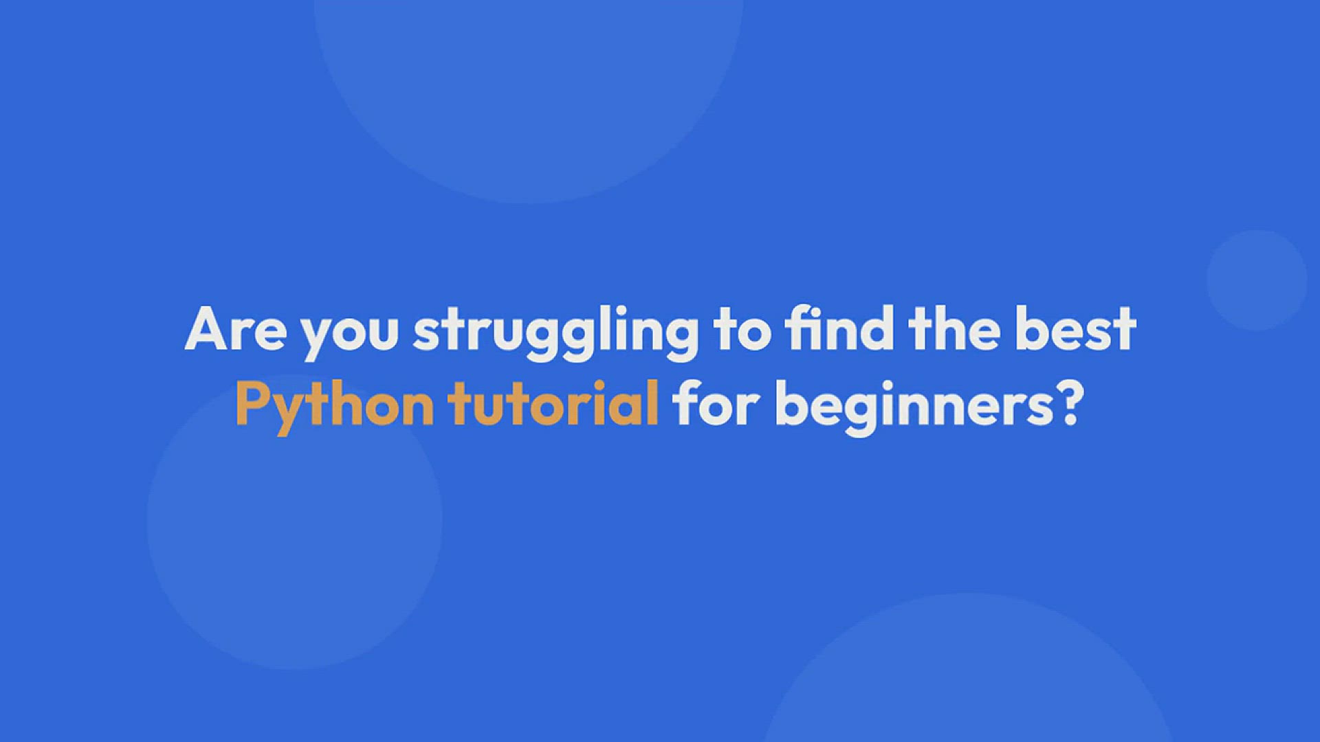 'Video thumbnail for Learn Python Online (2022): 22 Best Python Courses and Tutorials For Beginners'