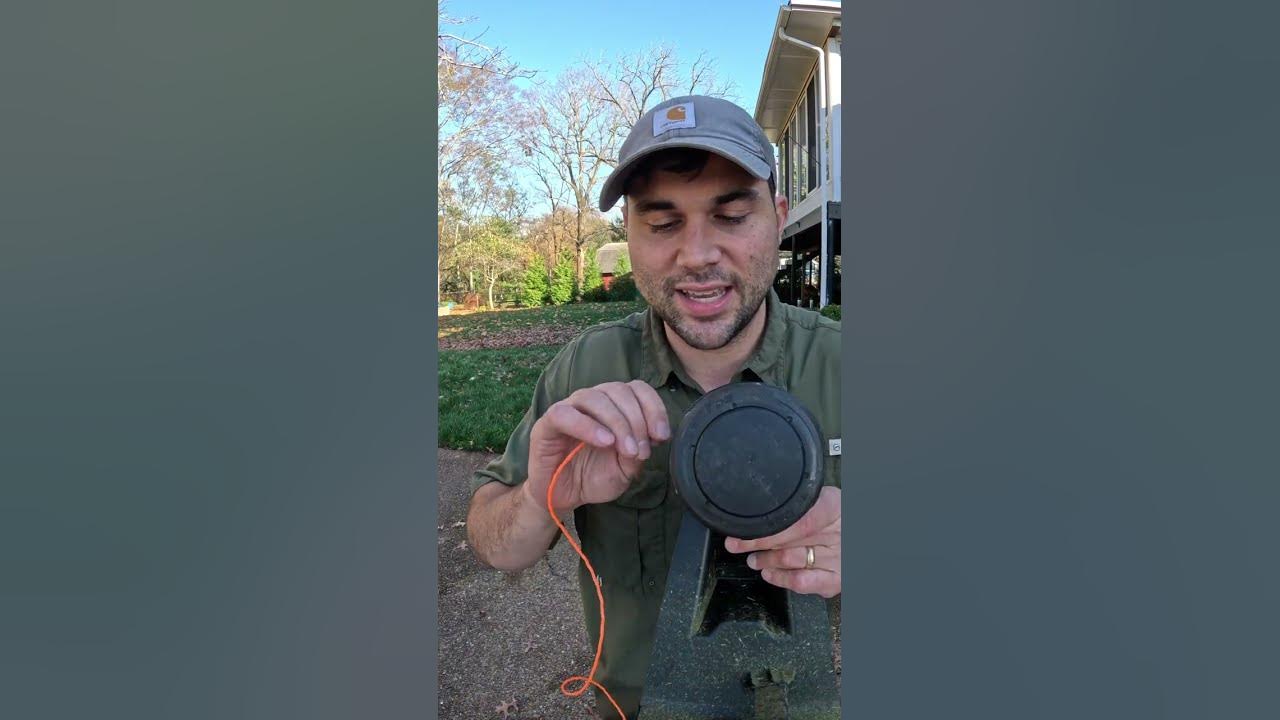 'Video thumbnail for HOW TO: Easily Restring An EGO String Trimmer Head #shorts'