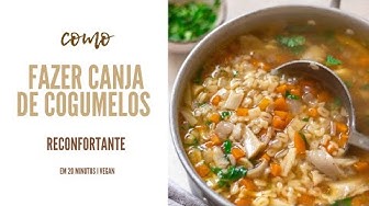 Video thumbnail for canja (sem galinha) de cogumelos | Made by Choices