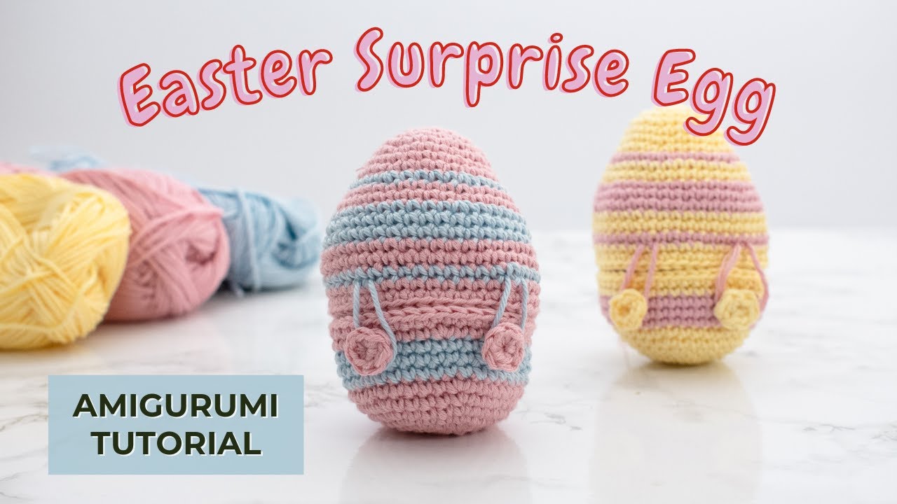 Video thumbnail for Amigurumi Easter Egg free pattern | How to crochet an Easter Egg surprise