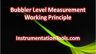 'Video thumbnail for Bubbler Level Measurement Working Principle'