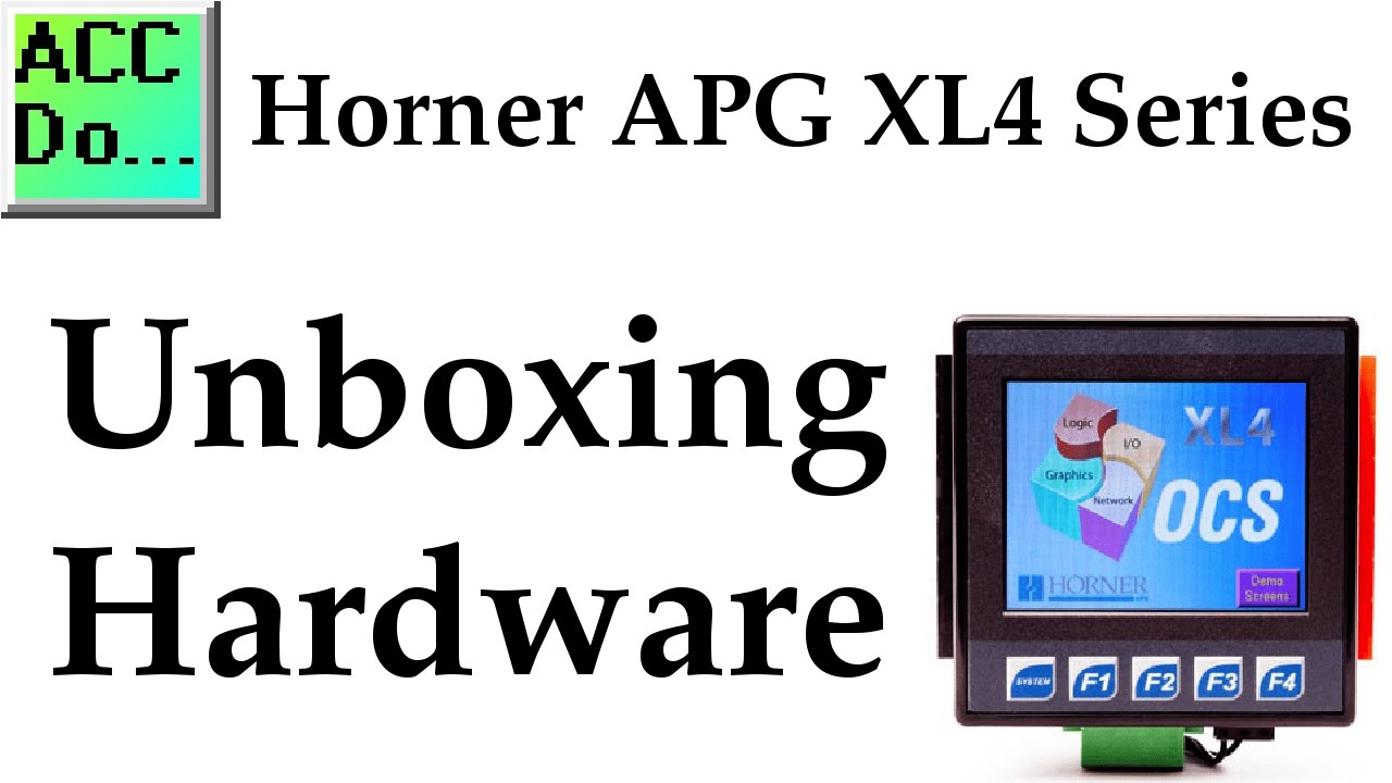 'Video thumbnail for Horner XL4 PLC Unboxing Hardware'