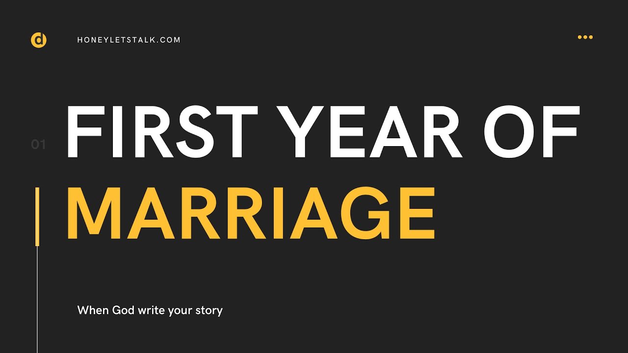Video thumbnail for First Year Of Marriage | Disconnect to Reconnect | Honey Let's Talk [ Honey Let's Talk ]
