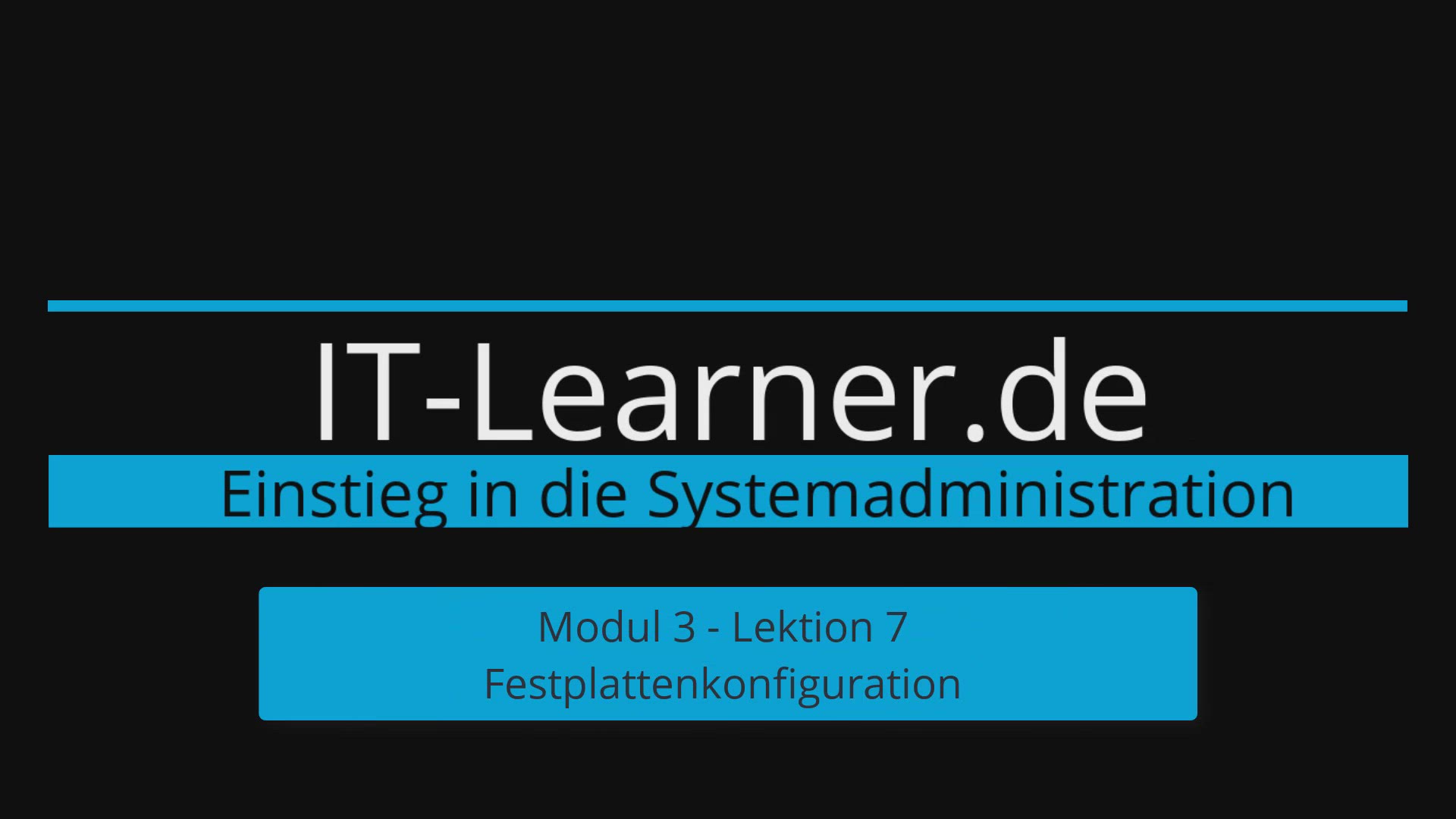 'Video thumbnail for Festplattenkonfiguration und Windows - So einfach!'